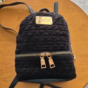 bebe Mini Quilted Backpack
